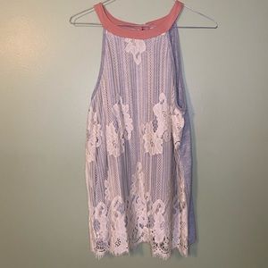 Lace tank top